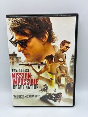 Mission Impossible Rogue Nation DVD 2015 PG13 Tom Cruise Paramount Widescreen